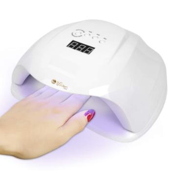 Dispositivo di polimerizzazione a luce UV per la ricostruzione delle unghie con sensore e timer 54 W
